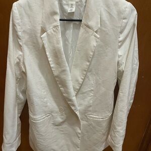 H&M White Blazer